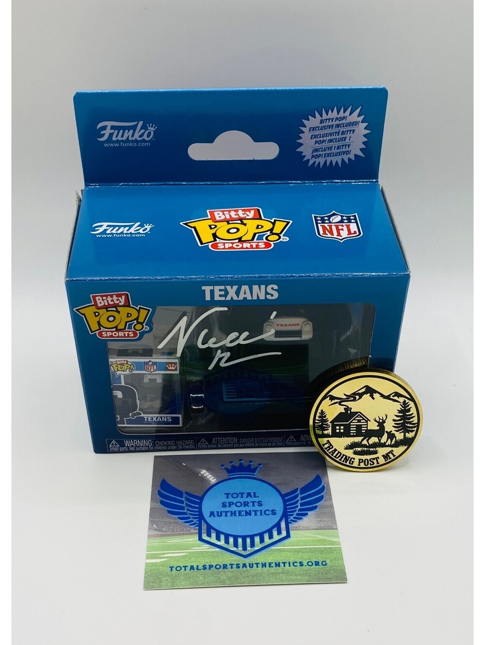 Nico Collins Signed Funko Bitty Pop With COA (3221298)